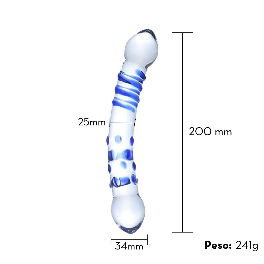 Plug anal vidro