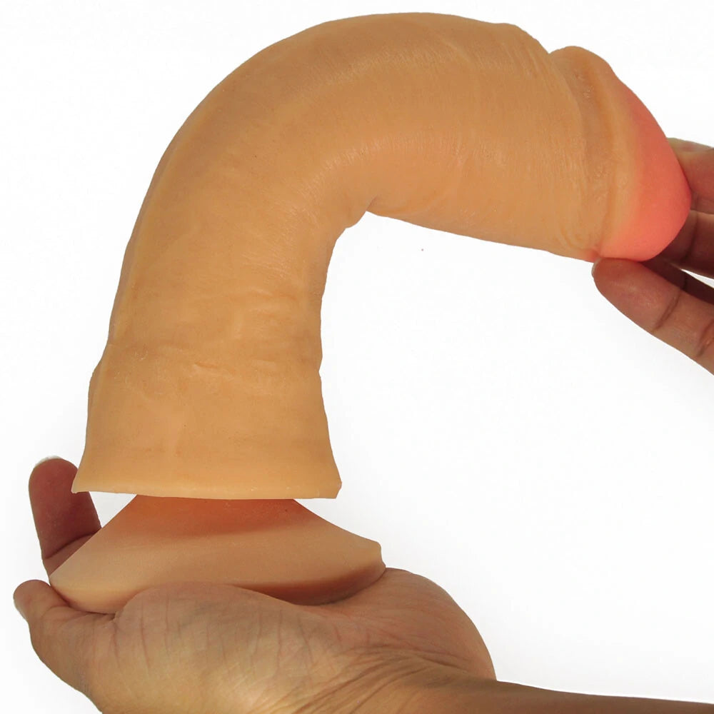 Pênis Magic em Cyberskin com Ventosa e Vértebra 20 cm x 4,5 cm