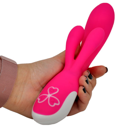 Vibrador Rabbit com Estimulador de Clitóris - Lena - NV Toys