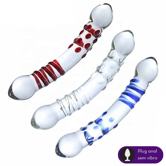 Plug anal vidro