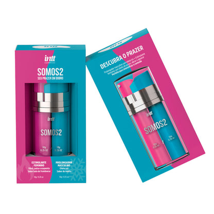 Kit Gel para Casais Excitante e Prolongador - Somos2 - INTT