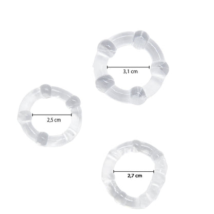 Anéis Penianos Transparentes Stay Hard