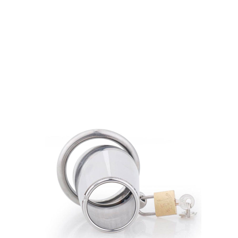 Cinto de Castidade Masculino Fechado com Abertura na Ponta - Chastity Device