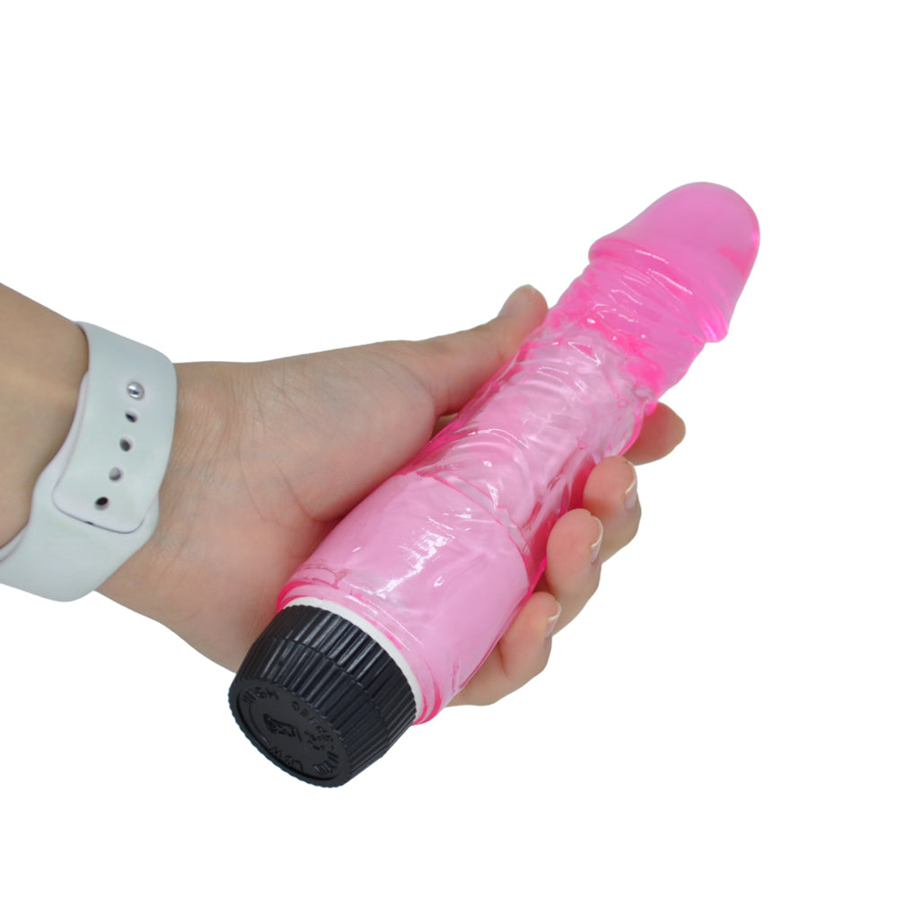 Prótese Peniana Realística com Vibro e Glande Saliente 19 x 4 cm