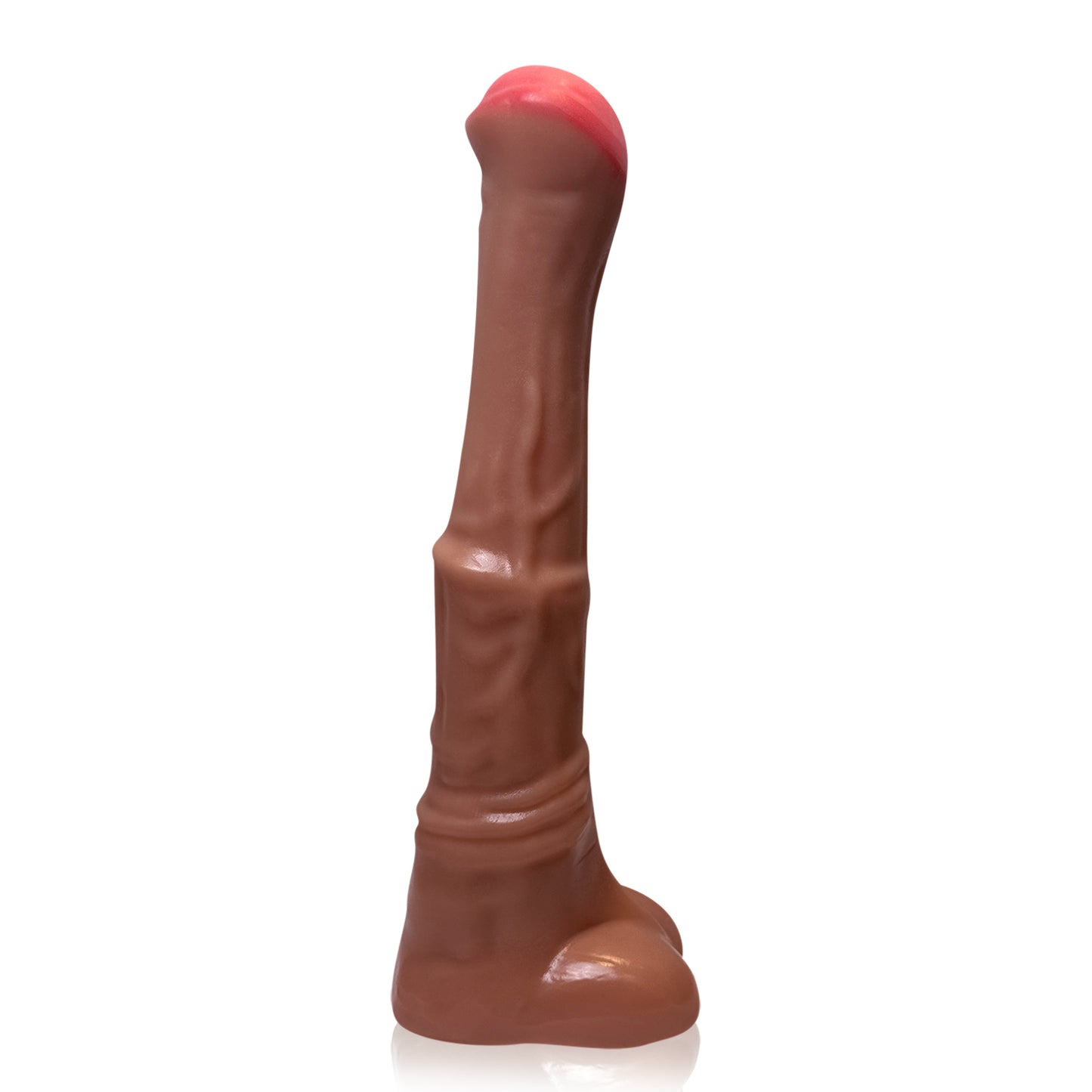 Pênis Pegasus De Cavalo 36x6,2cm Gigante Grosso e Flexível Marrom