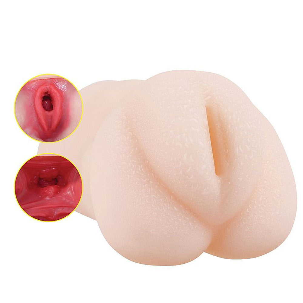 Masturbador de Cyberskin com Canal e Textura Interna Pussy