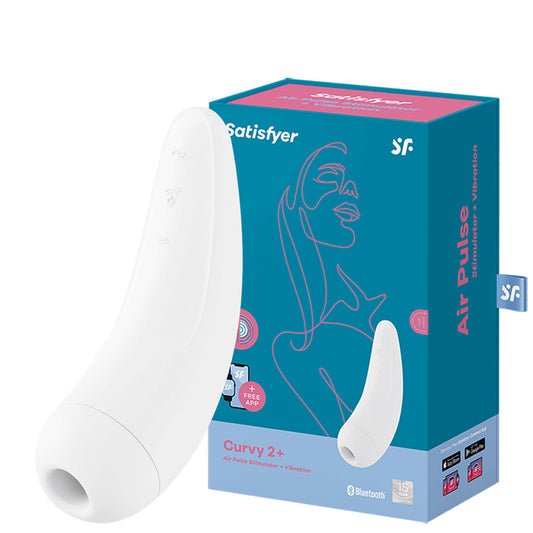 Sugador de Clitóris com Sucção Satisfyer Curvy 2+ Branco
