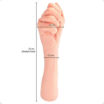 Prótese Realística em Formato de Mão Hand Fisting Adão e Eva