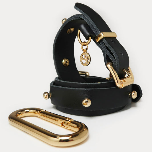 Algema Ajustável Myrina Couro com Metal - Coleção Sado-Maso Secret Play