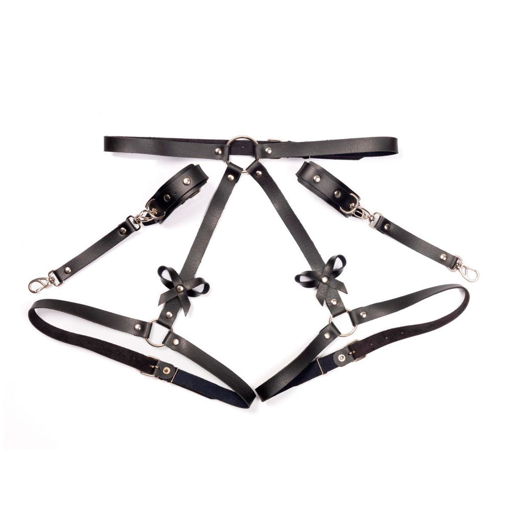 Harness Feminino Doçura Lacinho para Cintura com Algemas