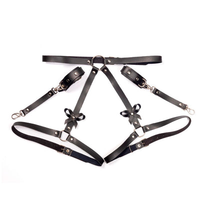 Harness Feminino Doçura Lacinho para Cintura com Algemas