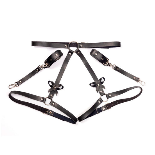 Harness Feminino Doçura Lacinho para Cintura com Algemas
