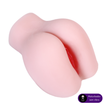 Masturbador Masculino Mini Bunda com Vagina e Ânus Cyberskin