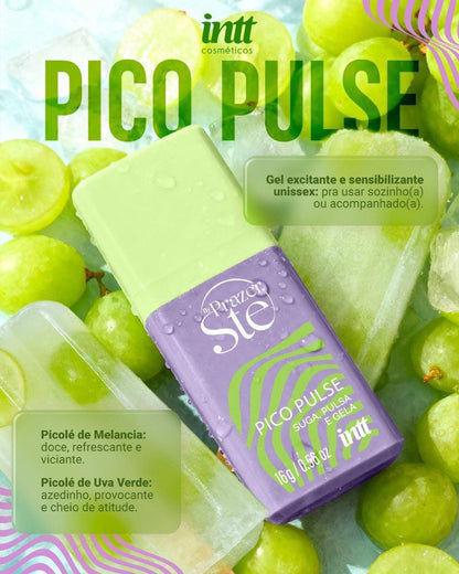 Pico Pulse Uva Verde Gel Suga Vibra Pulsa 16G Intt