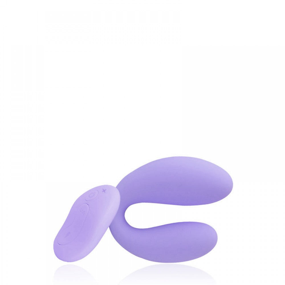 Vibrador de Casal Wireless com 10 Modos de Vibração 14,8 cm x 3 cm - U Smile Aphrodisia