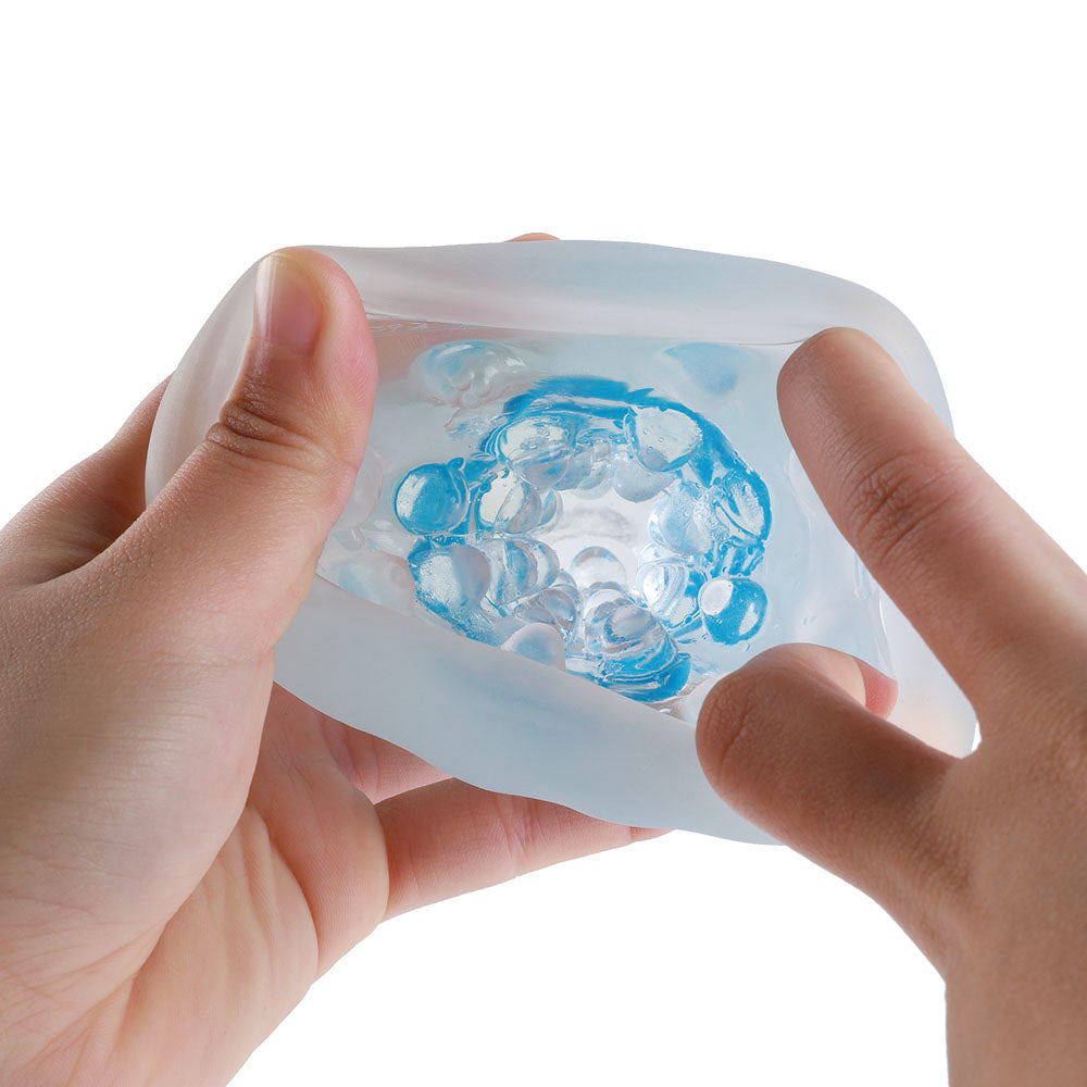 Masturbador Masculino em Silicone Macio Translúcido