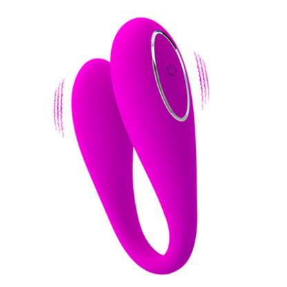 Vibrador Duplo para Casal August À longa distância App Pretty Love