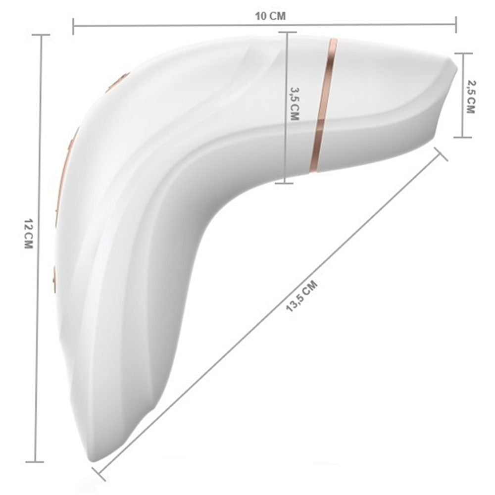 Estimulador de Clitóris Satisfyer Pro Plus Vibration 10 Vibrações 12 cm x 3,5 cm