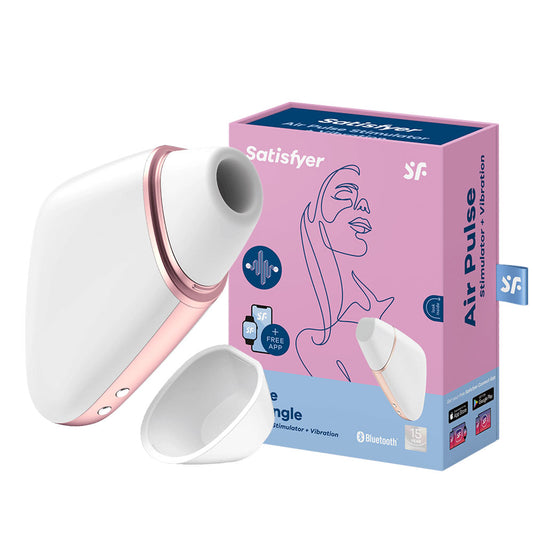 Vibrador Estimulador Clitoriano Satisfyer Love Triangle Branco