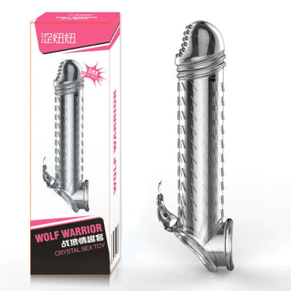 Capa Peniana com Textura Estimuladora Transparente