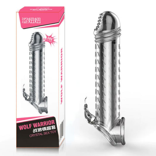 Capa Peniana com Textura Estimuladora Transparente