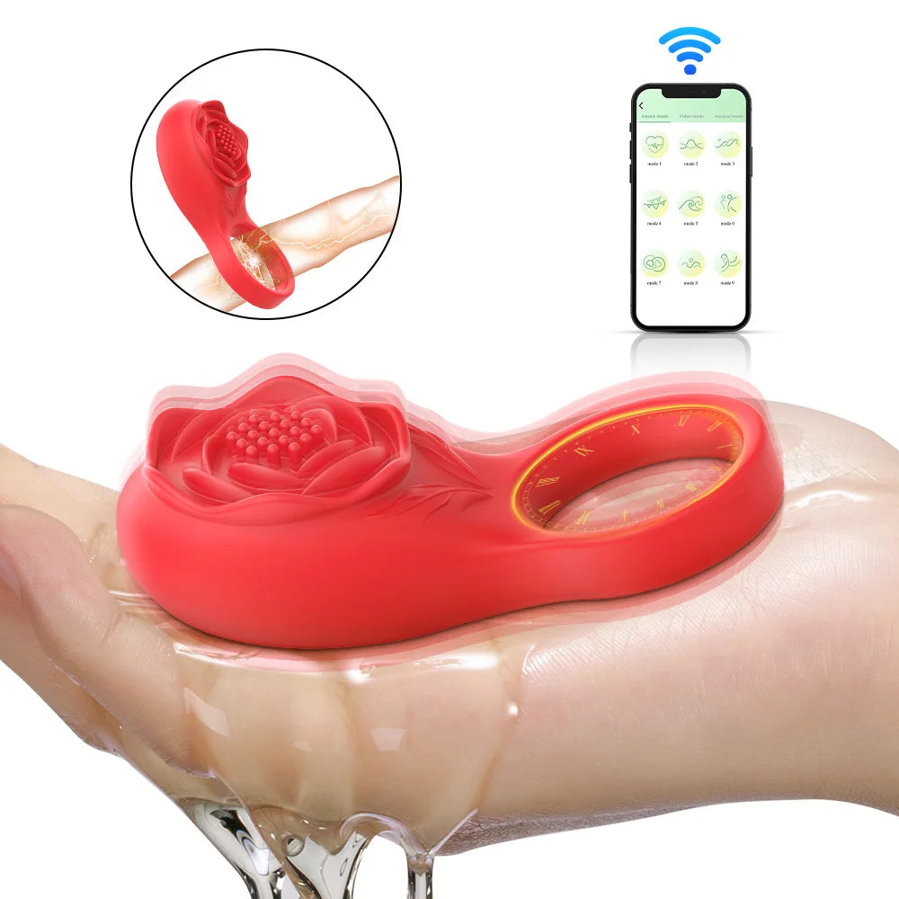 Anel peniano em formato de flor