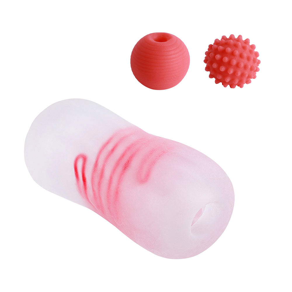 Masturbador Masculino em Silicone Macio Translúcido