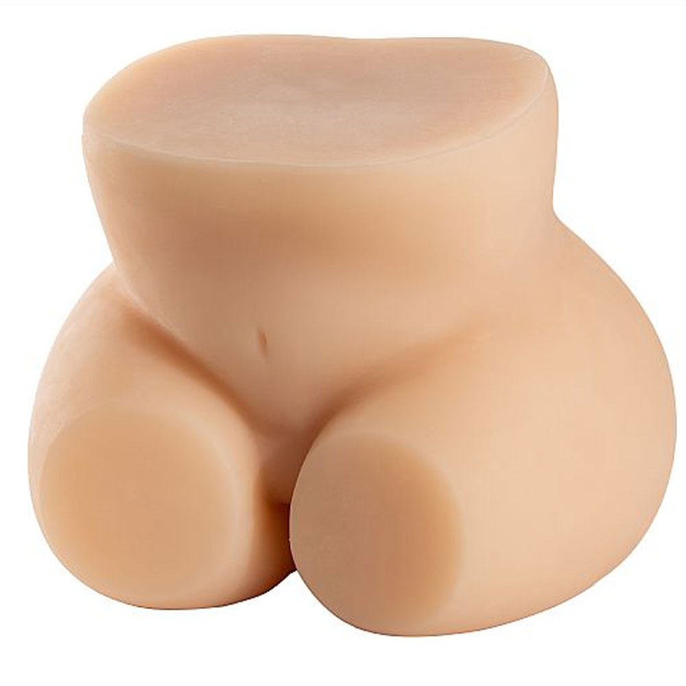 Masturbador Masculino 2 Orifícios em Meio Corpo Vagina e Ânus Cyberskin 5 Kg