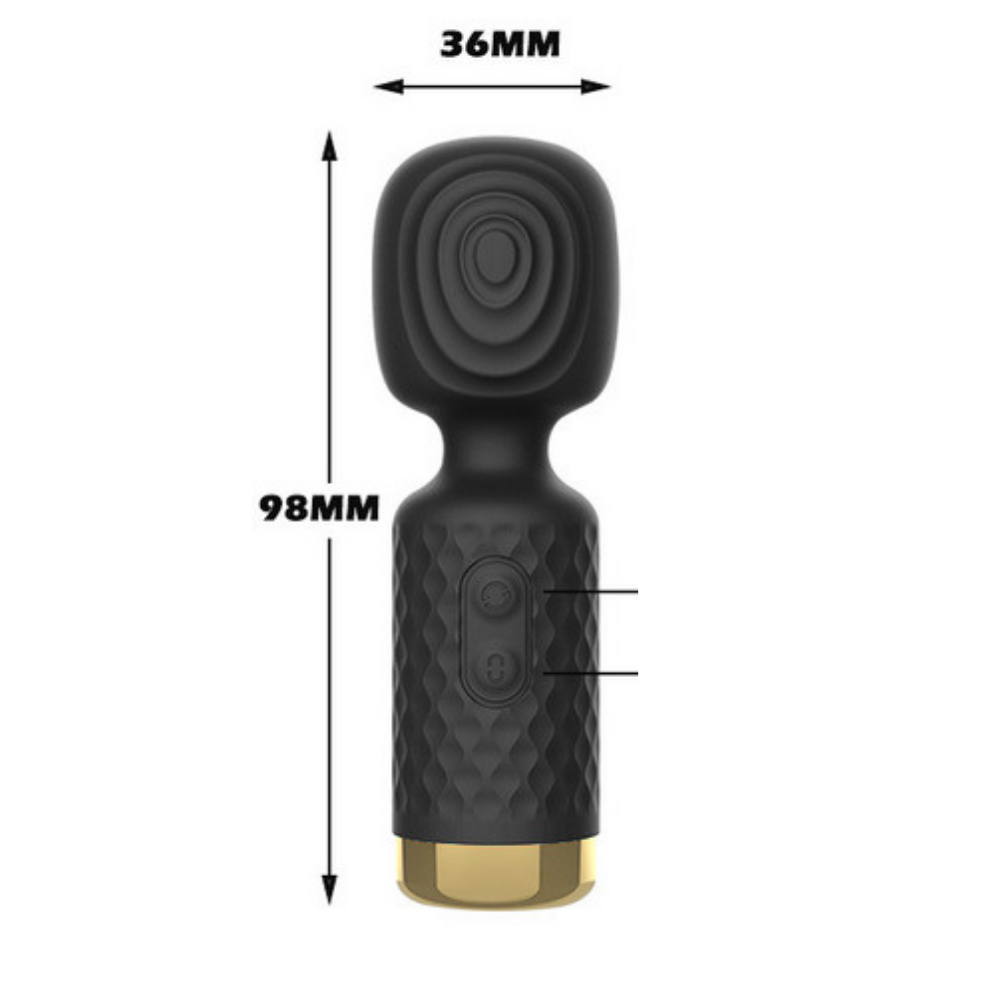 Mini Massageador Varinha Mágica com Toque Aveludado