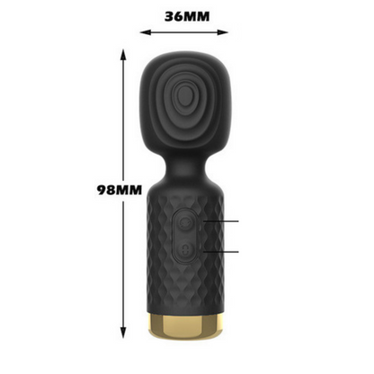 Mini Massageador Varinha Mágica com Toque Aveludado