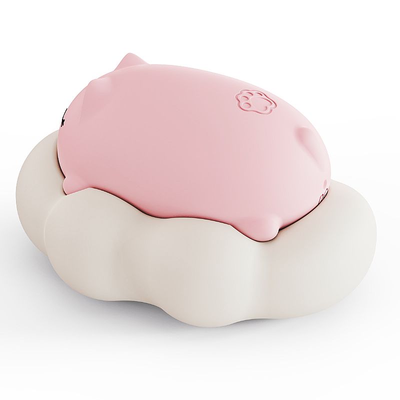 Vibrador de Pulsação - Formato de Gato com Case - À Longa distância - APP