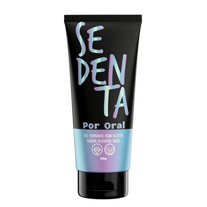 Gel Comestível Sedenta Por Oral Eletrizante Com Glitter 50g