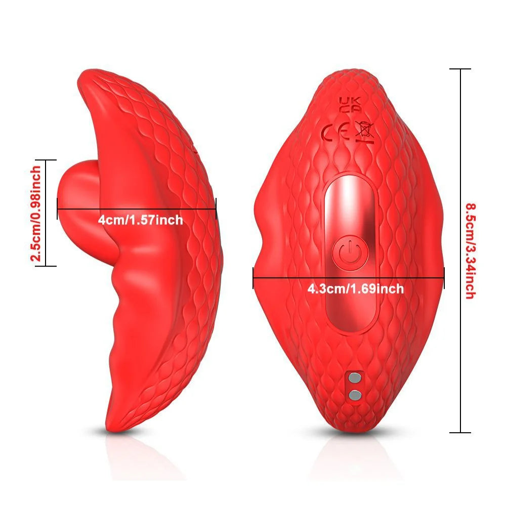 Vibrador em formato de boc a por aplicativo