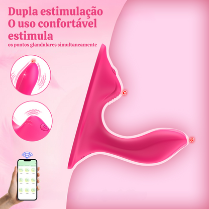 Vibrador de calcinha duplo motor