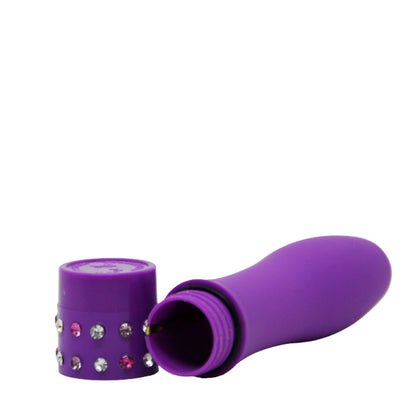 Mini Vibrador Portátil com Toque Aveludado - Diamond