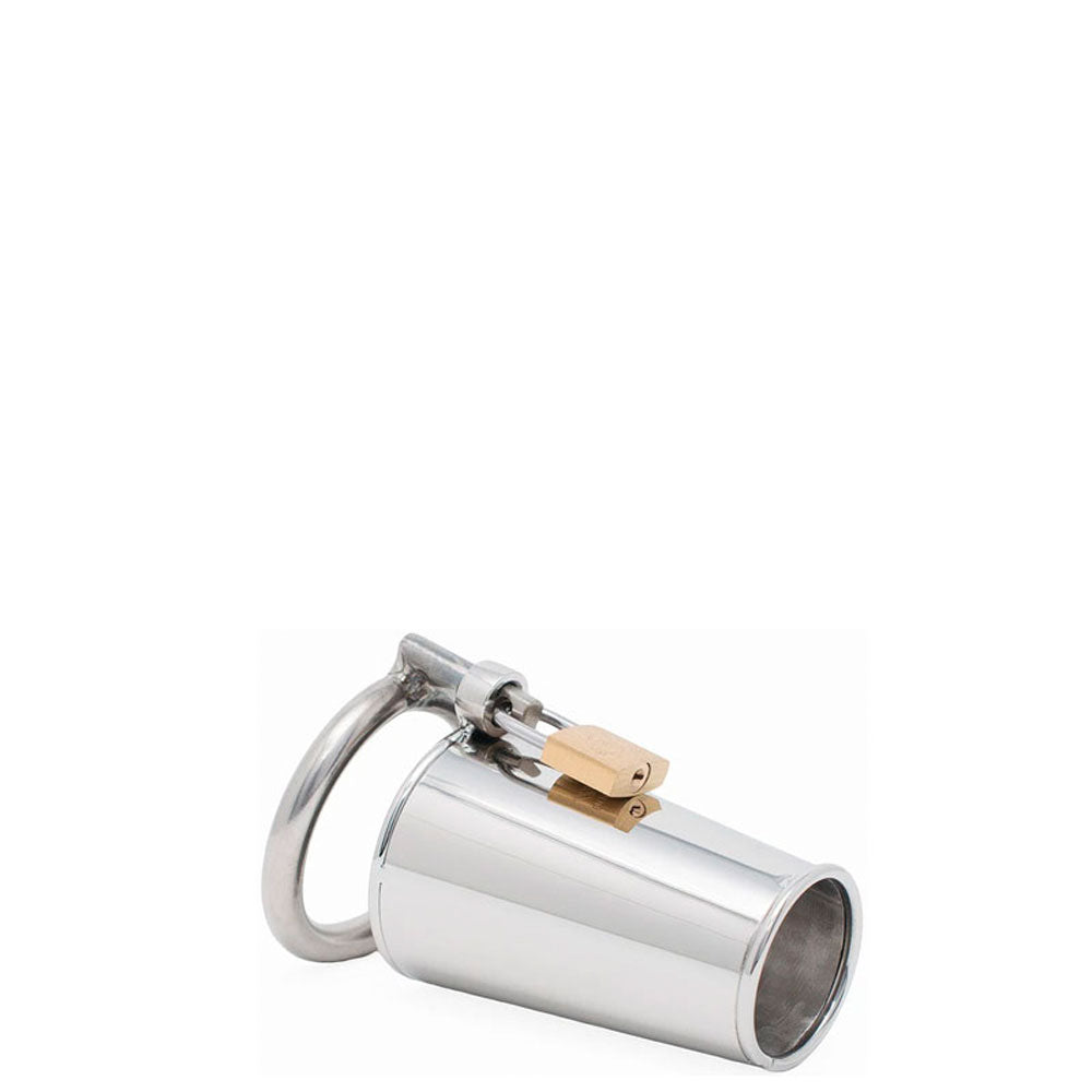 Cinto de Castidade Masculino Fechado com Abertura na Ponta - Chastity Device