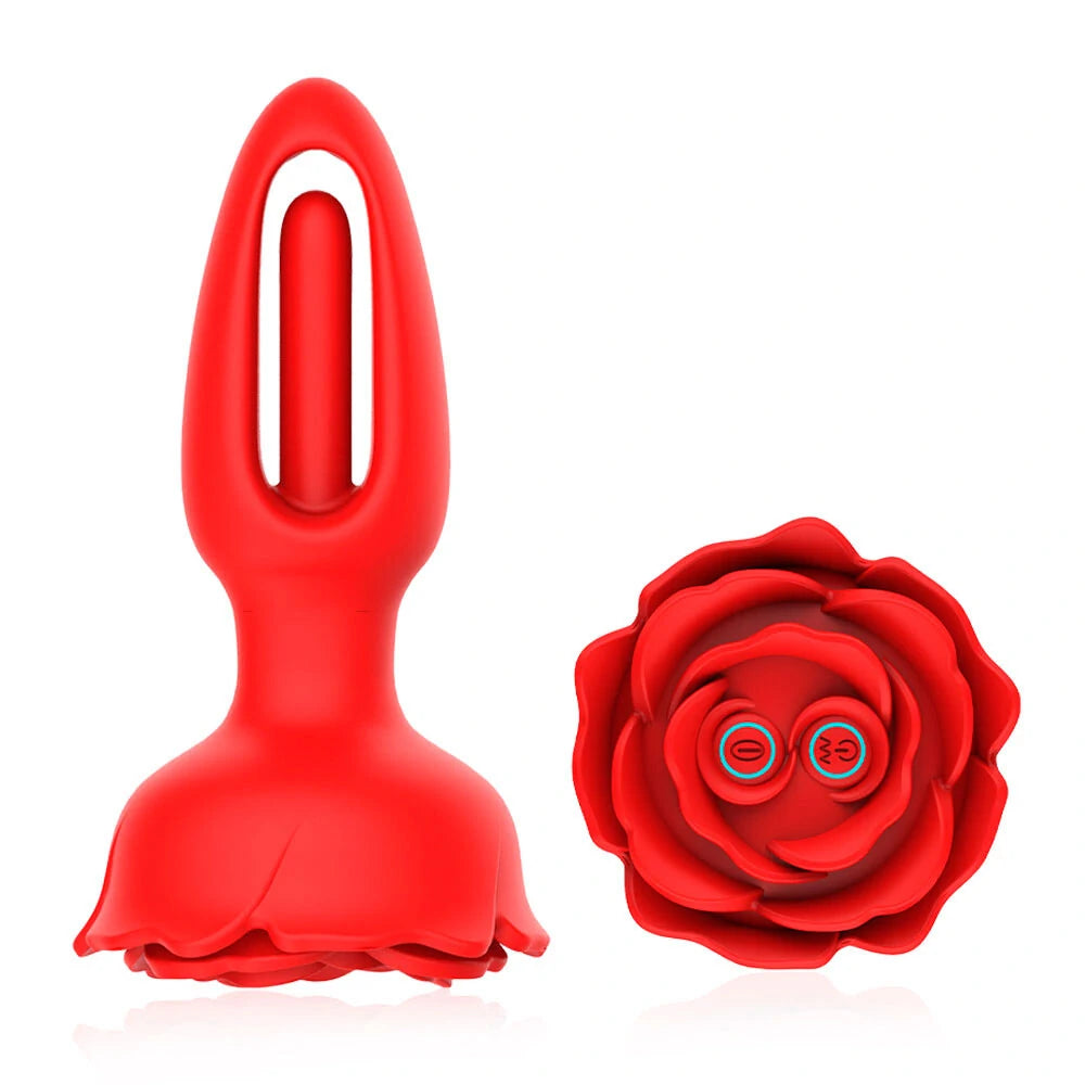 Plug Anal com Vibração - Flowers: Controle Sensações de Prazer