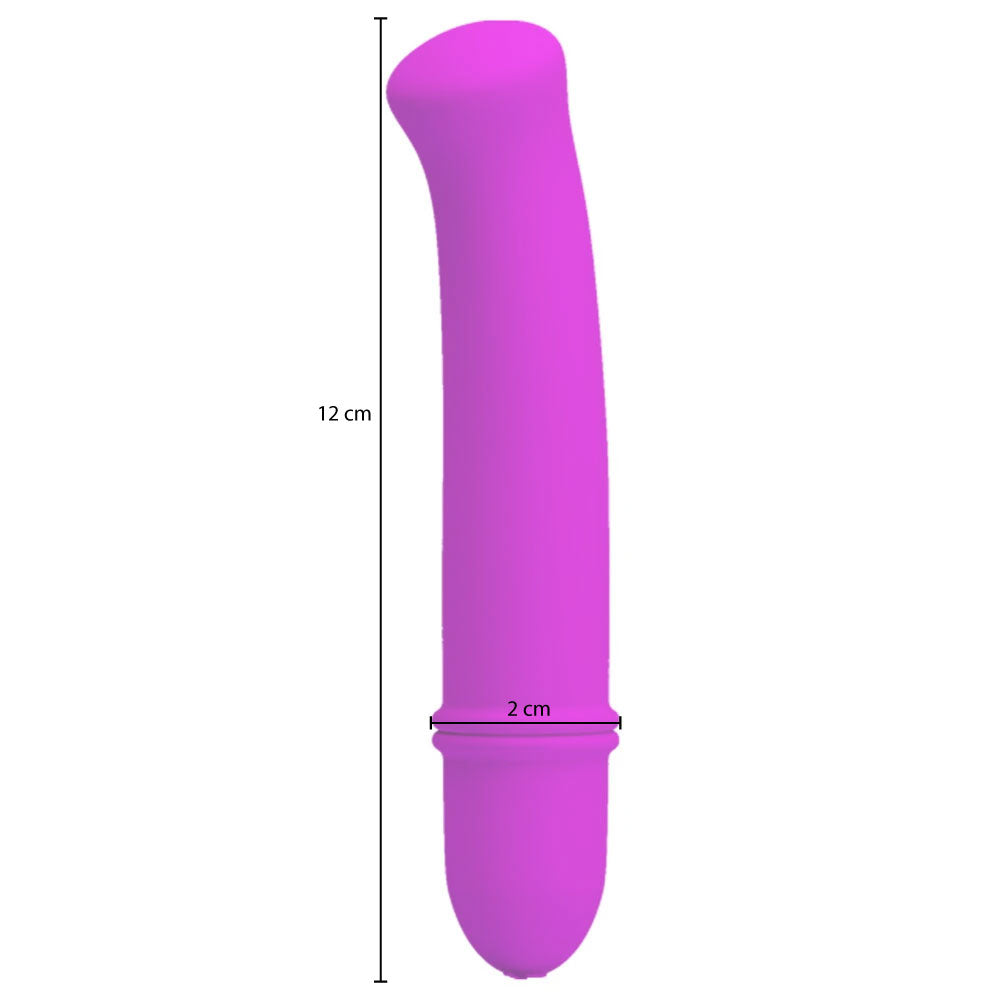 Vibrador Antony À Prova D'Água com 10 Velocidades Soft Touch 12 cm x 2 cm - Coleção Pretty Love
