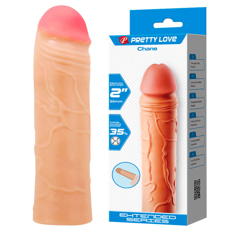 Capa Peniana com Extensor Pênis - Chane - PRETTY LOVE