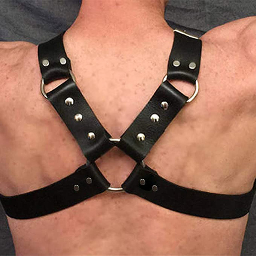 Harness Masculino em Couro - Gladiador
