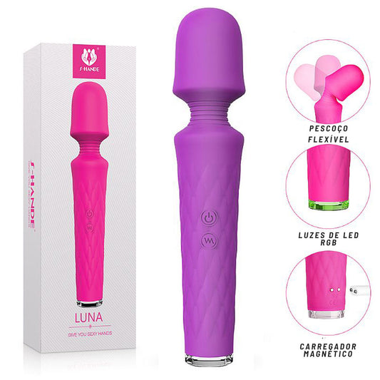 Varinha Massageadora Recarregável - Luna S-Hande