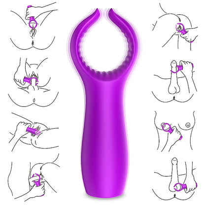 Vibrador Peniano e de Clitóris - Grant - S-hande