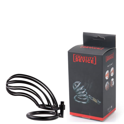 Cinto de Castidade Curvado Vazado com Anel e Cadeado