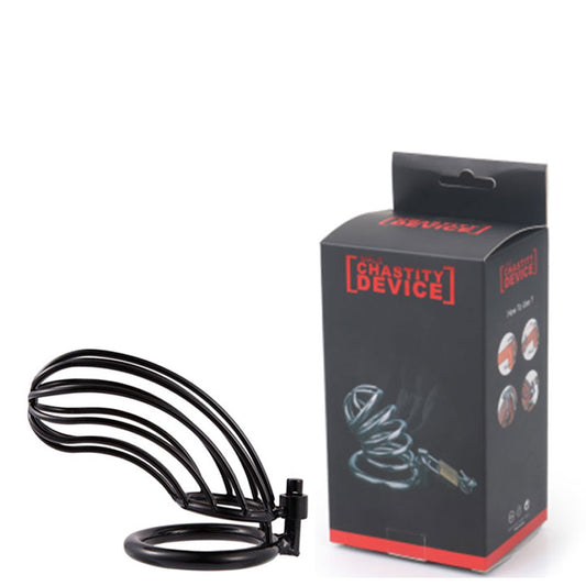 Cinto de Castidade Curvado Vazado com Anel e Cadeado