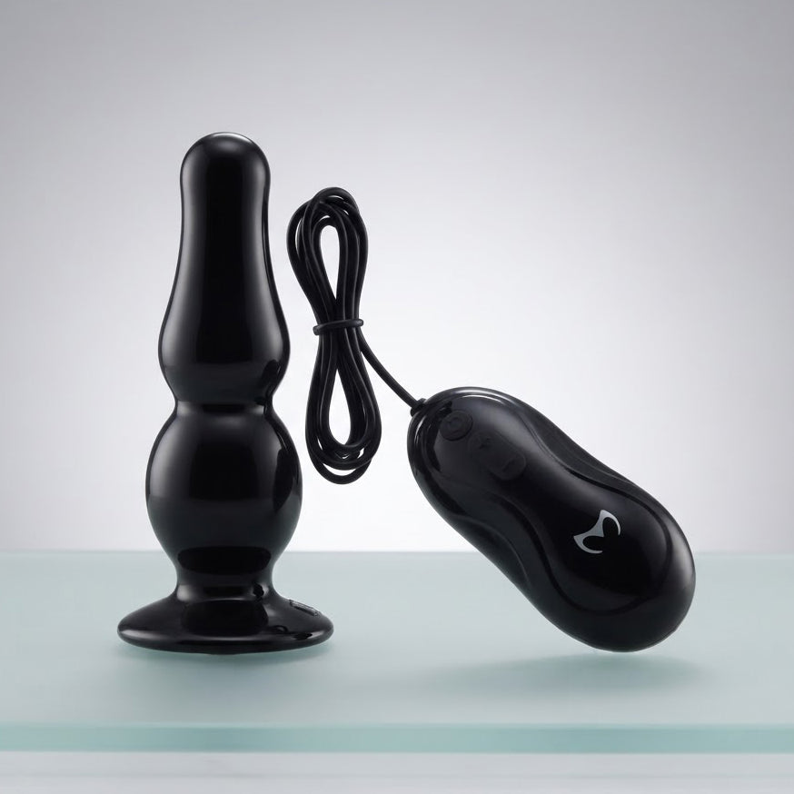 Plug Anal  Formato Anatômico, Controle Remoto e Base em Ventosa