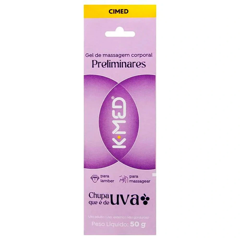 Gel de Massagem Beijável Preliminares - Chupa que é de Uva 50g