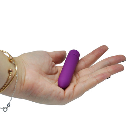 Vibrador Bullet Cápsula Longa com 10 Modos de Vibração