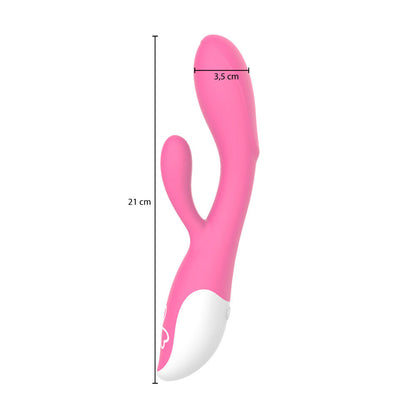 Vibrador Rabbit com Estimulador de Clitóris - Lena - NV Toys