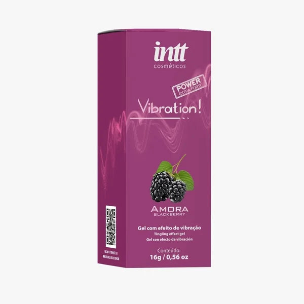 Vibrador Líquido Gel Sabor Amora Extra Forte