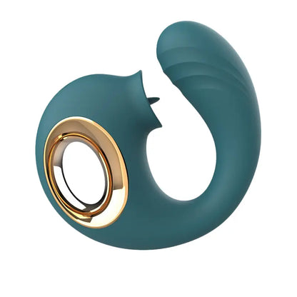 Vibrador ponto G com estimulador clitoriano